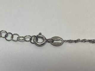 cadena plata 925mm 21cm