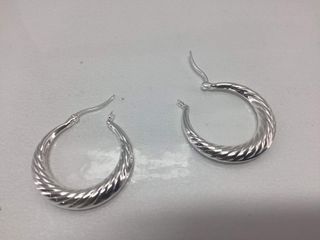 argollas plata 925mm