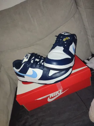 Zapatillas Nike Hombre Azul y Blanco