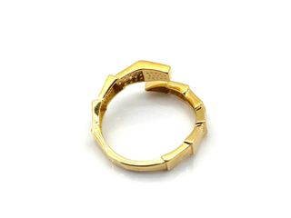 anillo oro 18k con piedra con circonita t. 16 (17,84 mm)