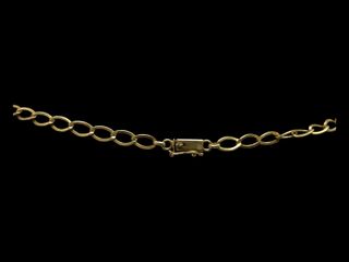 cadena oro 18k con circonita 25cm