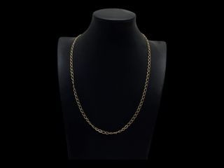 cadena oro 18k con circonita 25cm