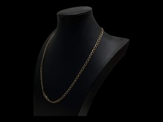 cadena oro 18k con circonita 25cm