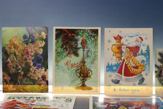 11 cartoline URSS a tema natalizio. Anni 70-80.