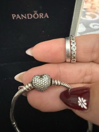 Pulsera Pandora Corazón con Circonitas