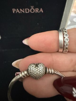 Pulsera Pandora Corazón con Circonitas