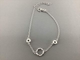 pulsera plata 925mm con piedra con circonita