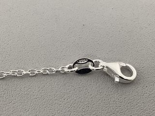 pulsera plata 925mm con piedra con circonita