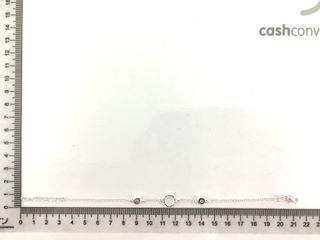 pulsera plata 925mm con piedra con circonita