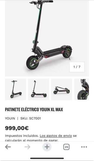 Patín Eléctrico Youin XL Max