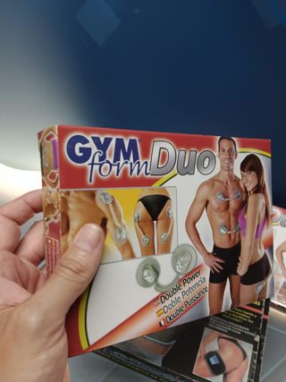 Gym duo, sistema electro estimulación, tres unidades