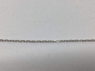 collar oro 18k con diamante de laboratorio 23cm