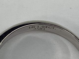 sortija oro 18k con diamante de laboratorio