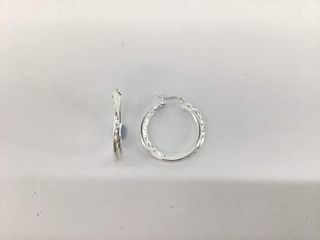 argollas plata 925mm