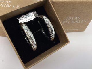 argollas plata 925mm