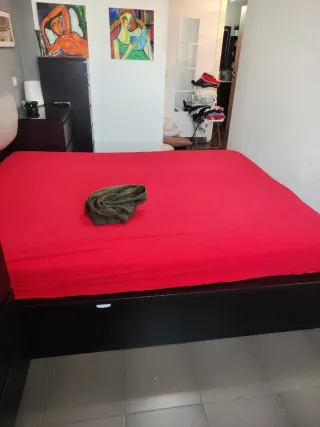 2 Comodini Ikea 3 cassetti wengé 2 x 140