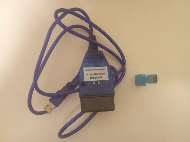 Cable OBD K+DCAN + Adaptador Tipo C