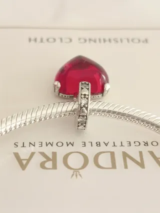 Charm Colgante Corazón Amor Mickey Minnie Disney