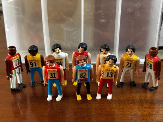 Figuras Mini Airgam Boys atletas JJOO 84 Cola-Cao