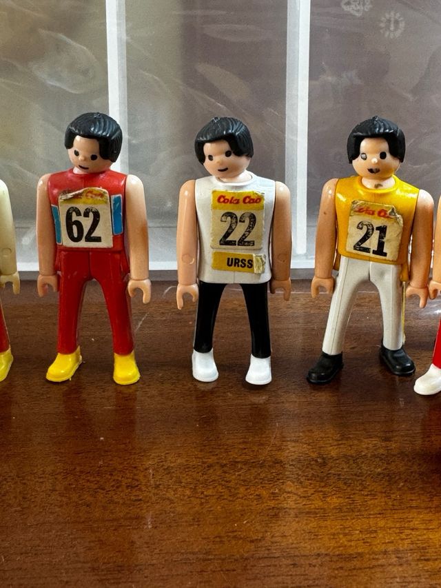 Figuras Mini Airgam Boys atletas JJOO 84 Cola-Cao