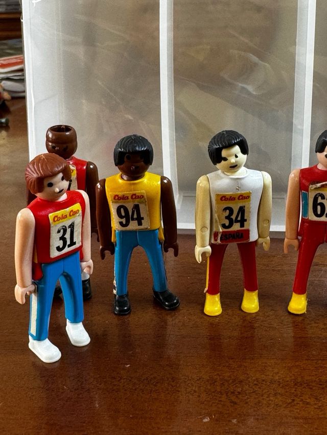 Figuras Mini Airgam Boys atletas JJOO 84 Cola-Cao