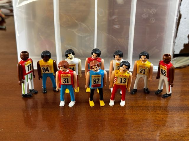 Figuras Mini Airgam Boys atletas JJOO 84 Cola-Cao