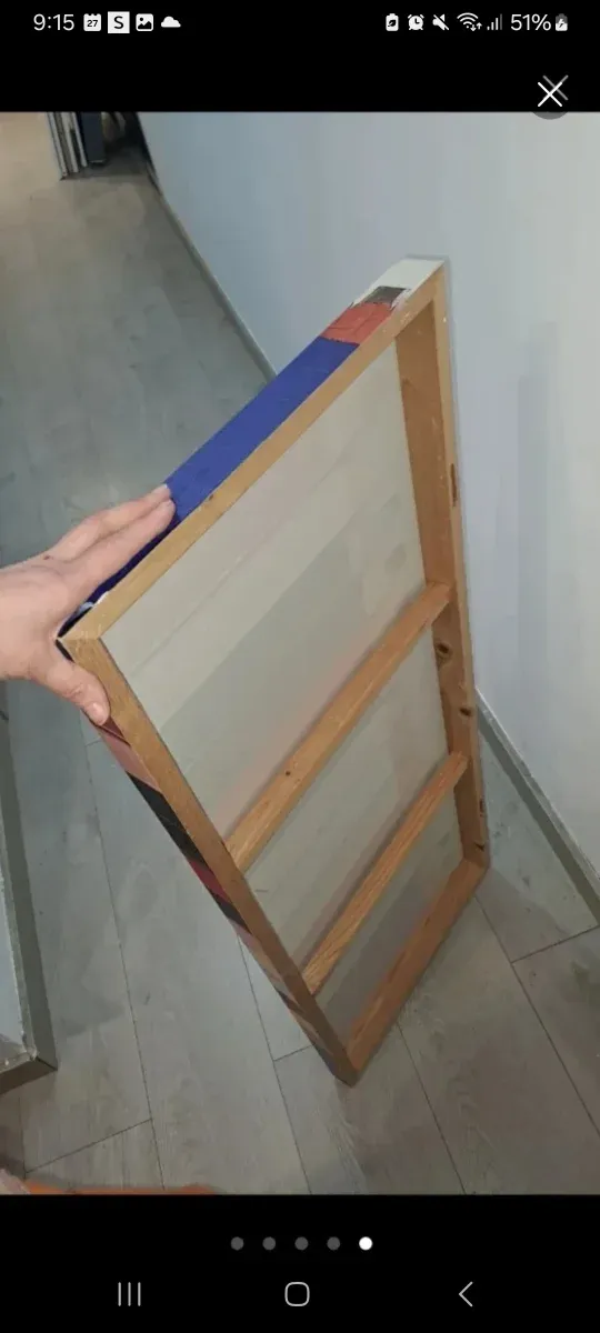 Cuadro Lienzo Lápices Colores 100x40 cm