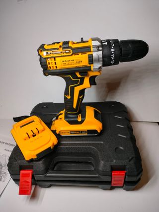 Taladro Percutor Inalámbrico + 2 Beterías