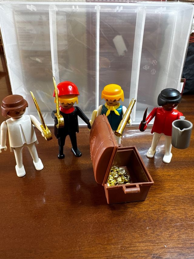Piratas Playmobil Vintage Años 80 Cofre Tesoro