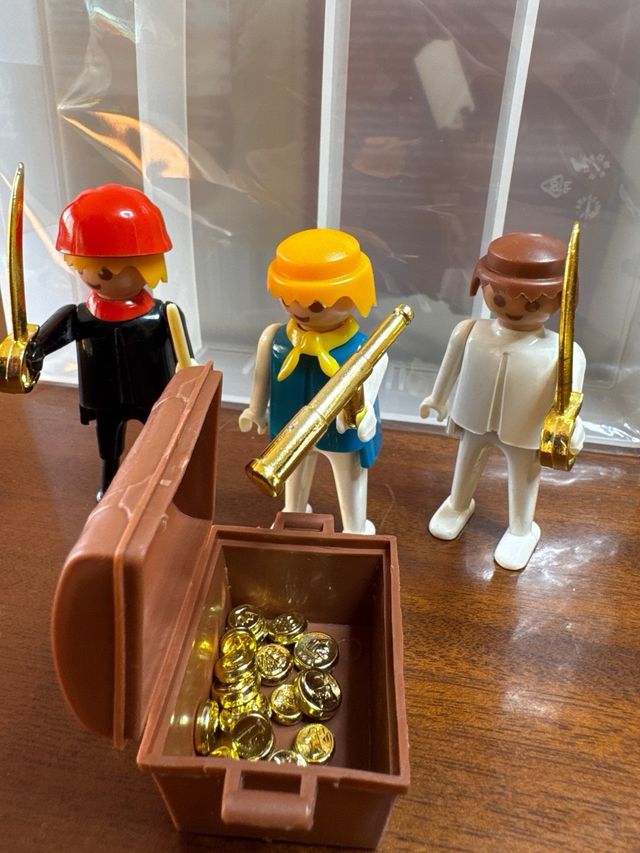 Piratas Playmobil Vintage Años 80 Cofre Tesoro