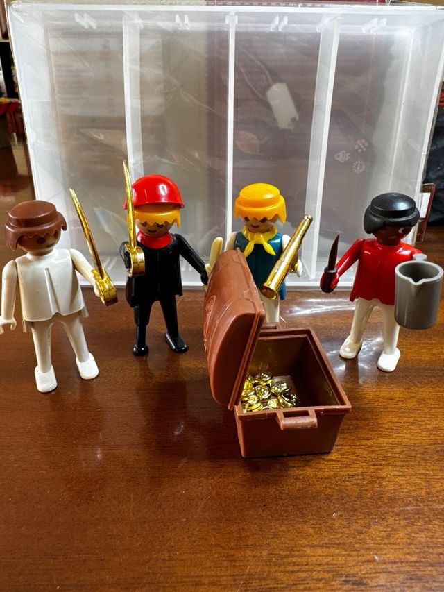 Piratas Playmobil Vintage Años 80 Cofre Tesoro