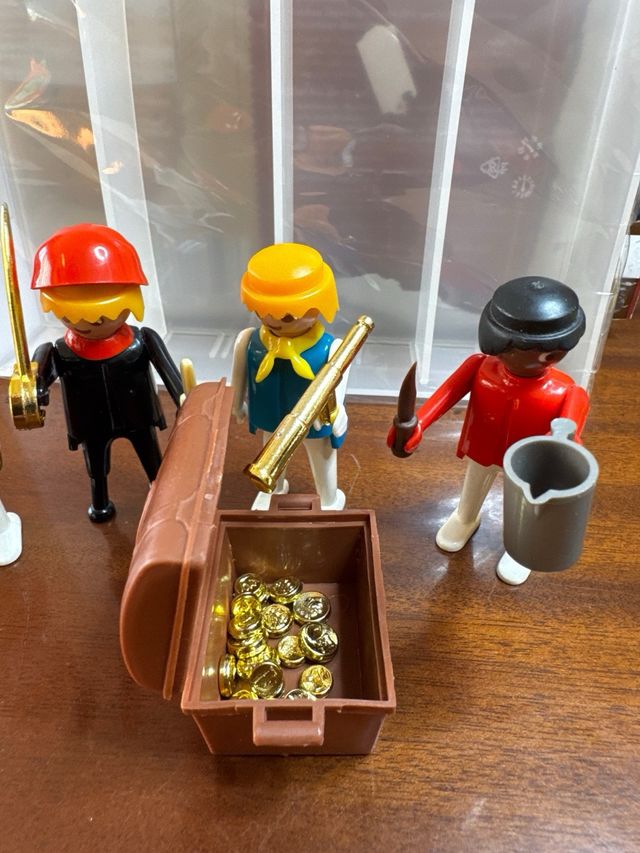 Piratas Playmobil Vintage Años 80 Cofre Tesoro
