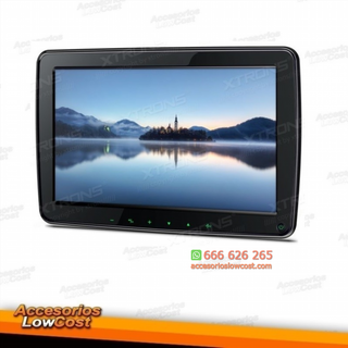 Reproductor multimedia portátil para reposacabeza