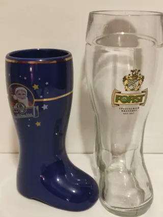 2 Boccale Birra Stivale Forst