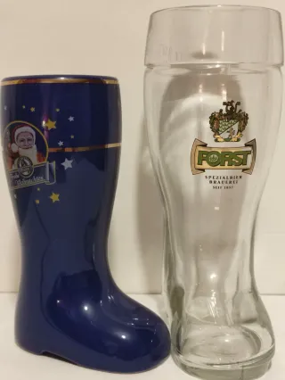 2 Boccale Birra Stivale Forst