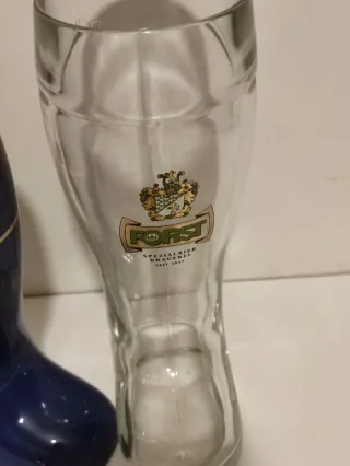 2 Boccale Birra Stivale Forst