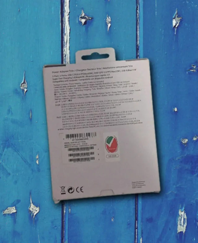 Adattatore di alimentazione Samsung 65W PD Trio