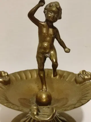 Oggetto Vintage Bambino in Ottone