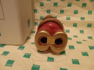 Pastore con sacca presepe classico rosso thun