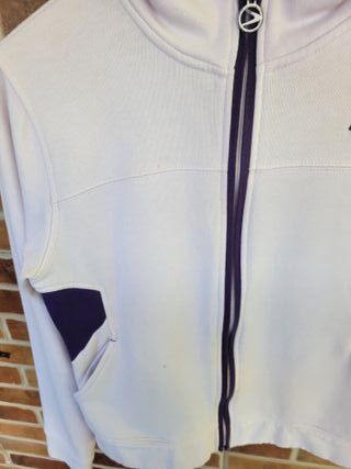 Sudadera Boomerang rosa y morada