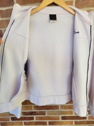 Sudadera Boomerang rosa y morada