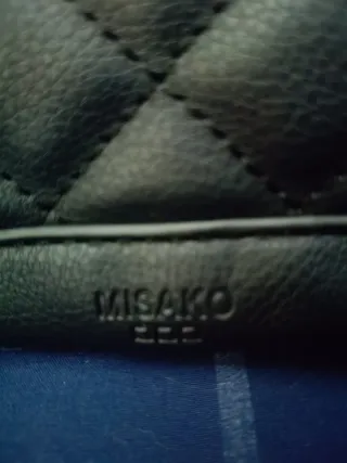 Mochila Misako Negra Acolchada talla .