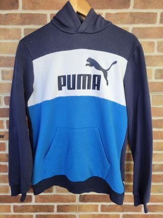 Sudadera Puma con capucha color block