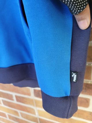 Sudadera Puma con capucha color block