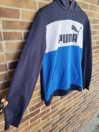 Sudadera Puma con capucha color block
