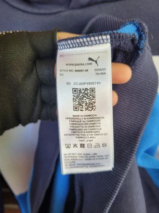 Sudadera Puma con capucha color block