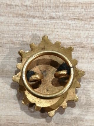 Insignia muy antigua IURATA FIDES magistrado juez