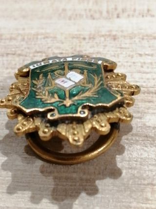 Insignia muy antigua IURATA FIDES magistrado juez