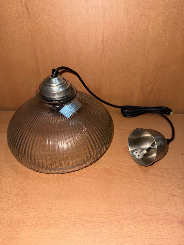 Pantalla Vidrio Lámpara Colgante