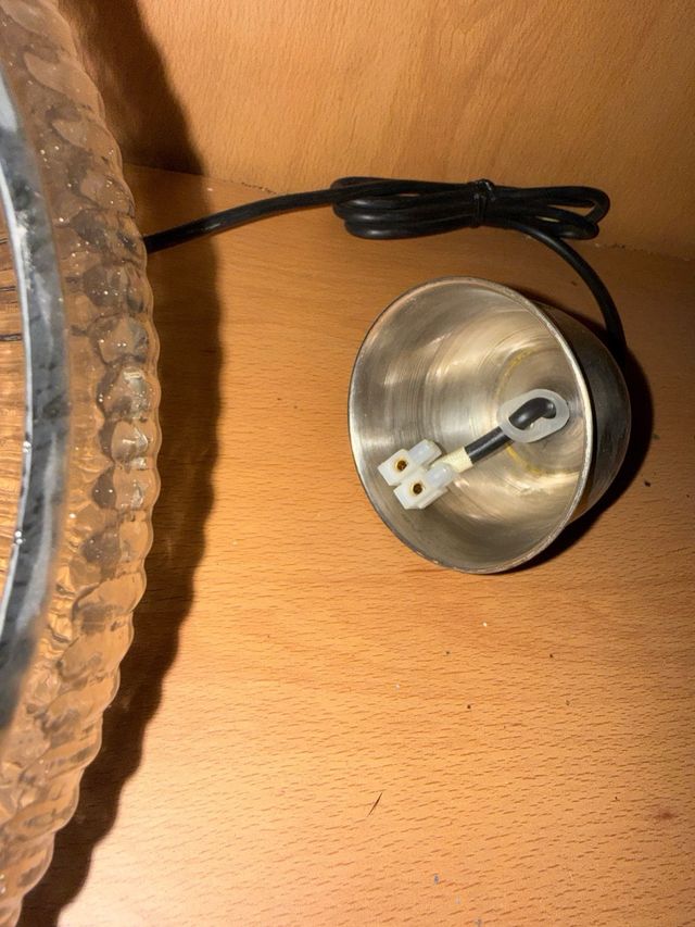 Pantalla Vidrio Lámpara Colgante